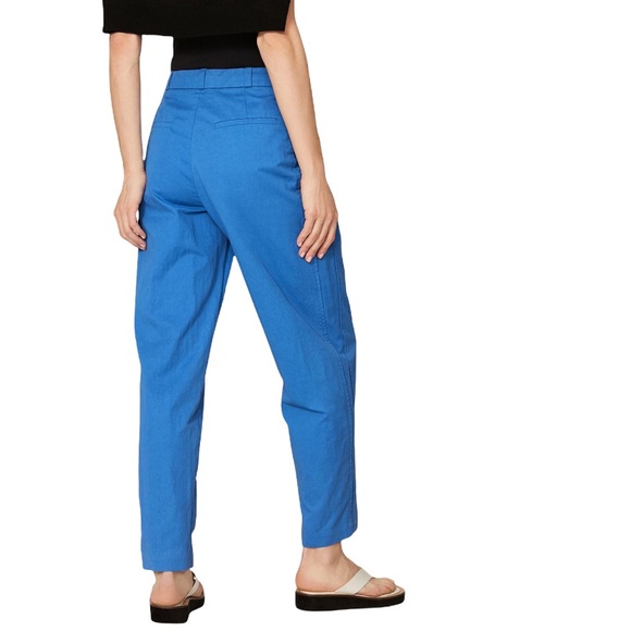 Jason Wu Blue Front Pleated Tailored Pants, Sz 2 - Picture 4 of 11